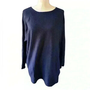 lulu B navy blue sweater size XL